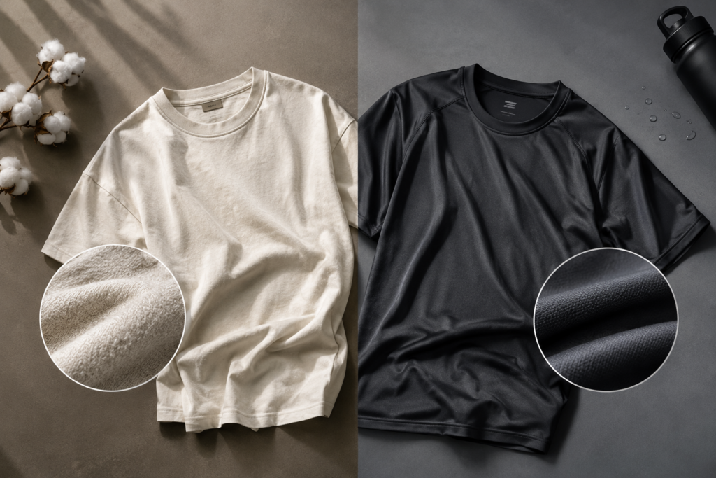 Cotton vs Polyester: Which Fabric Is Better for T-Shirts? 2be08ae7 7545 400c Af43 Fb2a67931ec4 1024x683