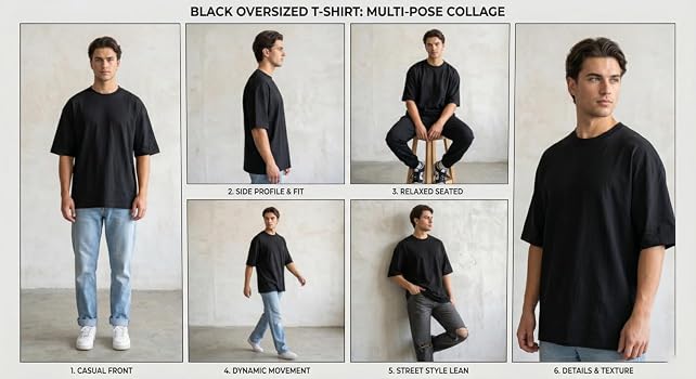 Oversized T-Shirt vs Drop-Shoulder T-Shirt: What’s the Difference? 61 Xm8auStL. AC UY350
